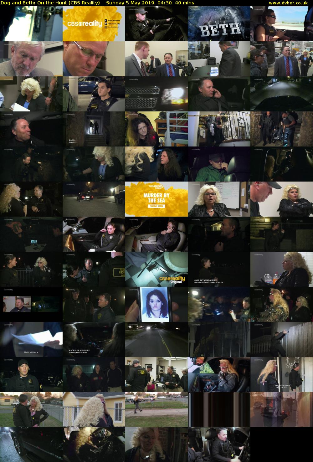 Dog and Beth: On the Hunt (CBS Reality) Sunday 5 May 2019 04:30 - 05:10