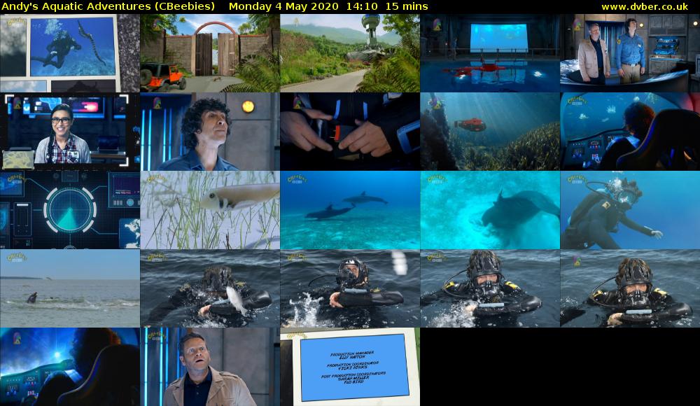 Andy's Aquatic Adventures (CBeebies) Monday 4 May 2020 14:10 - 14:25