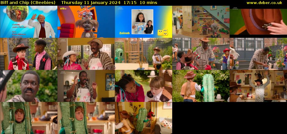 Biff and Chip (CBeebies) Thursday 11 January 2024 17:15 - 17:25