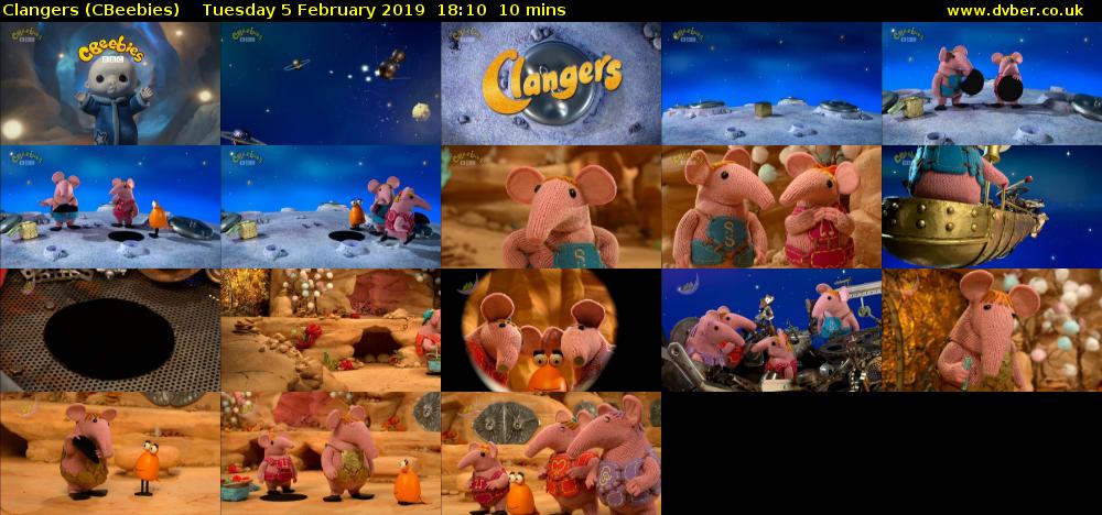 Clangers (CBeebies) Tuesday 5 February 2019 18:10 - 18:20