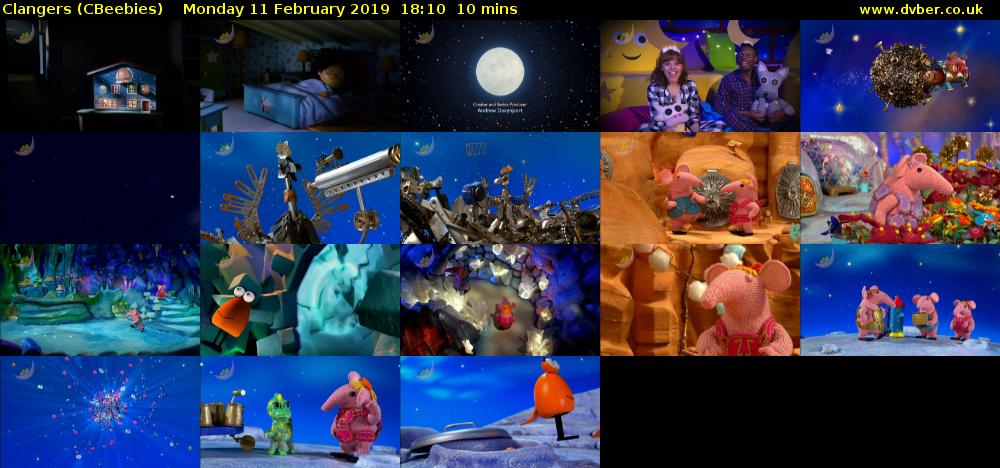 Clangers (CBeebies) Monday 11 February 2019 18:10 - 18:20