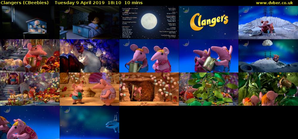 Clangers (CBeebies) Tuesday 9 April 2019 18:10 - 18:20