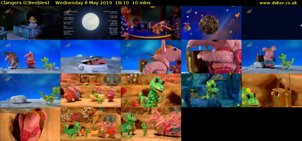 Clangers (CBeebies) Wednesday 8 May 2019 18:10 - 18:20