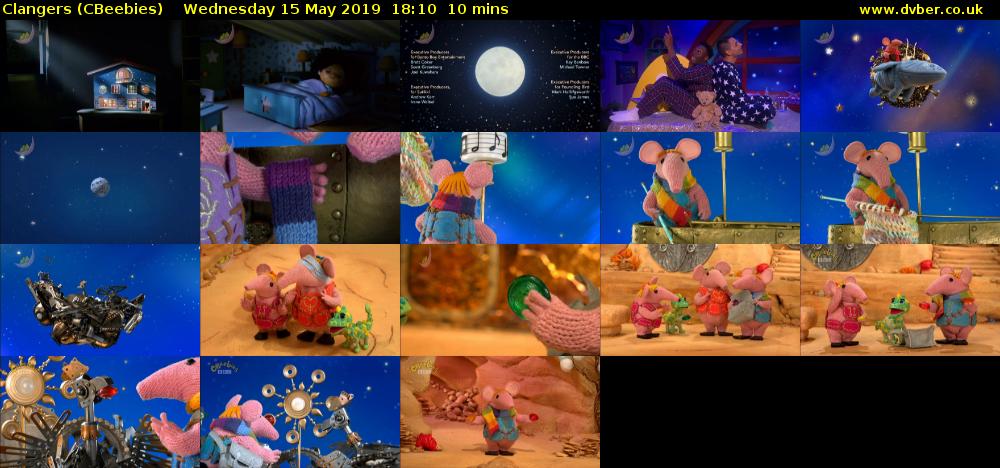 Clangers (CBeebies) Wednesday 15 May 2019 18:10 - 18:20