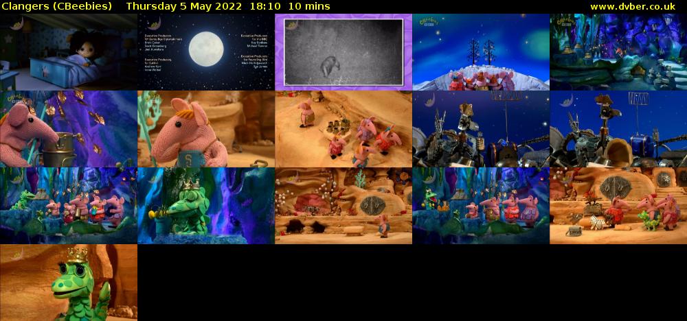 Clangers (CBeebies) Thursday 5 May 2022 18:10 - 18:20