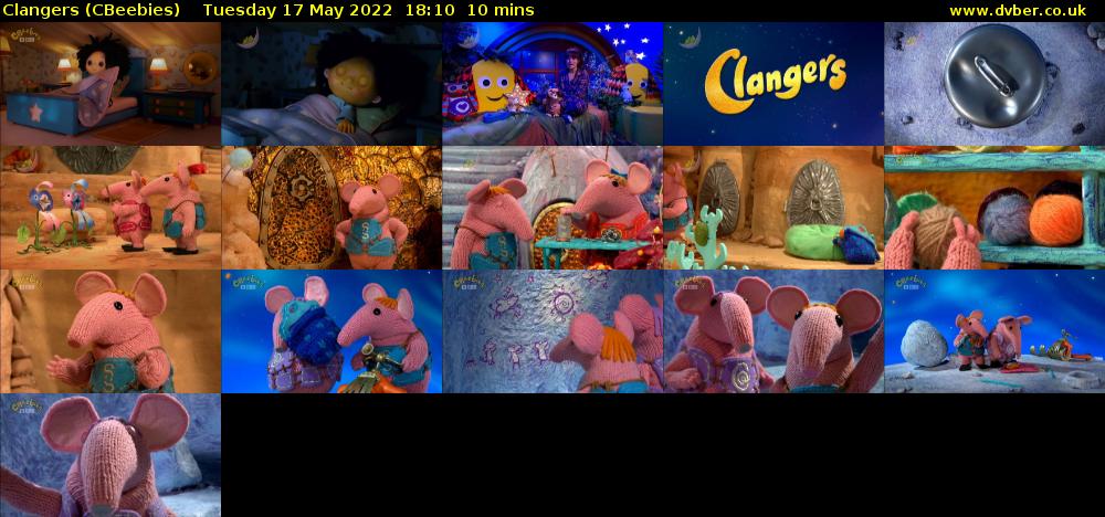 Clangers (CBeebies) Tuesday 17 May 2022 18:10 - 18:20