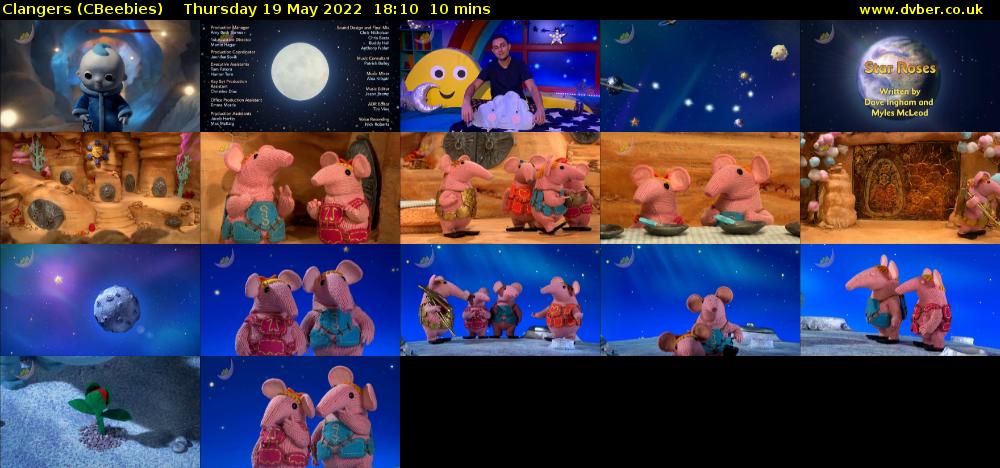 Clangers (CBeebies) Thursday 19 May 2022 18:10 - 18:20