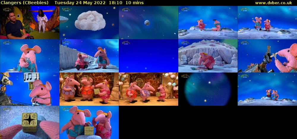 Clangers (CBeebies) Tuesday 24 May 2022 18:10 - 18:20