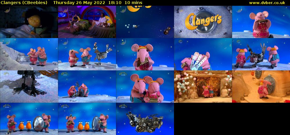 Clangers (CBeebies) Thursday 26 May 2022 18:10 - 18:20