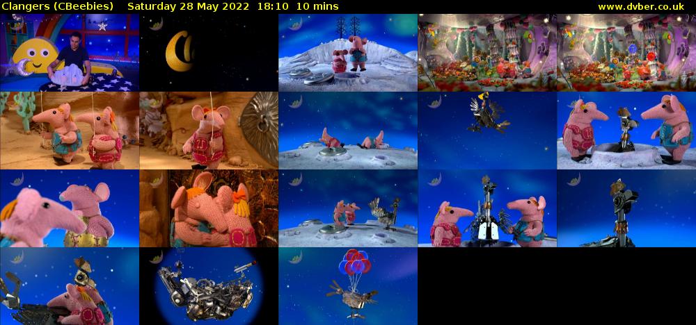 Clangers (CBeebies) Saturday 28 May 2022 18:10 - 18:20