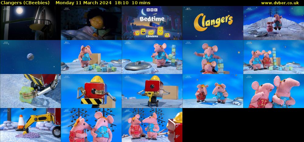 Clangers (CBeebies) Monday 11 March 2024 18:10 - 18:20