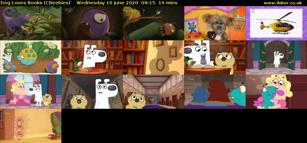 Dog Loves Books (CBeebies) Wednesday 10 June 2020 09:15 - 09:25