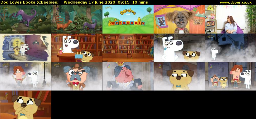 Dog Loves Books (CBeebies) Wednesday 17 June 2020 09:15 - 09:25