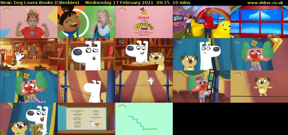 Dog Loves Books (CBeebies) Wednesday 17 February 2021 09:15 - 09:25