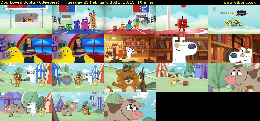 Dog Loves Books (CBeebies) Tuesday 23 February 2021 13:15 - 13:25