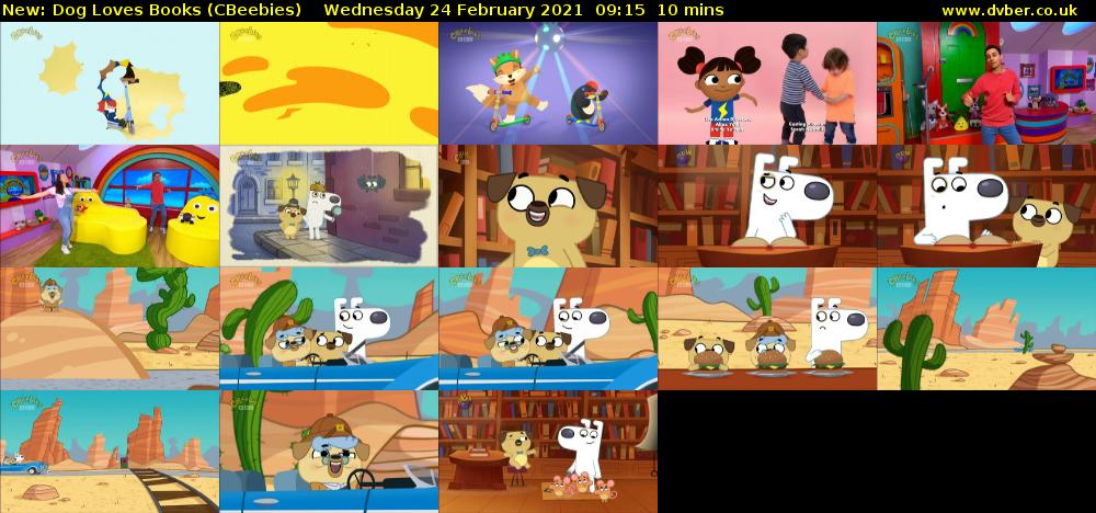 Dog Loves Books (CBeebies) Wednesday 24 February 2021 09:15 - 09:25