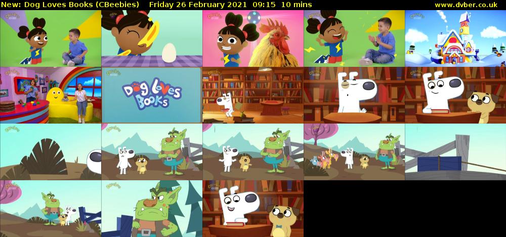 Dog Loves Books (CBeebies) Friday 26 February 2021 09:15 - 09:25
