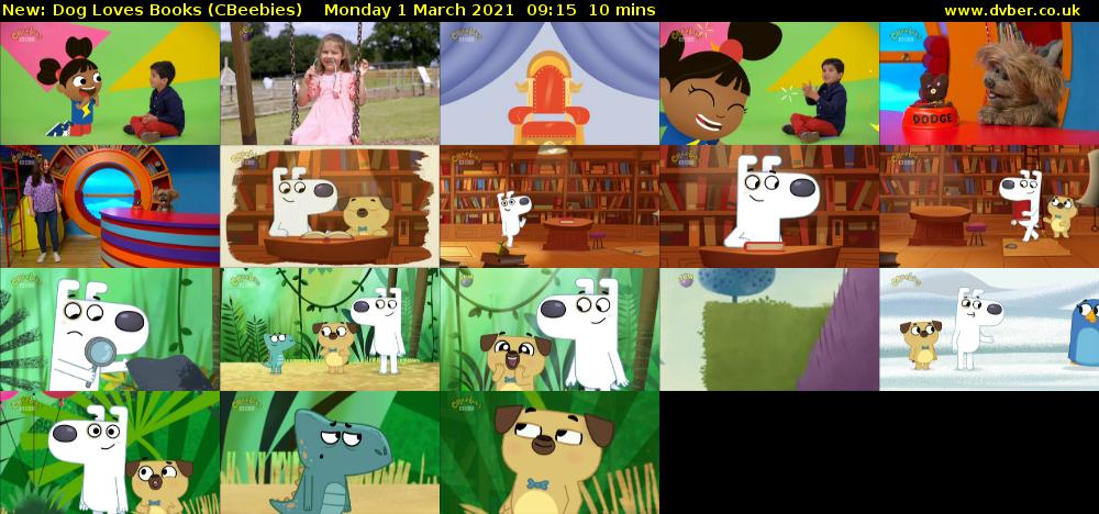 Dog Loves Books (CBeebies) Monday 1 March 2021 09:15 - 09:25