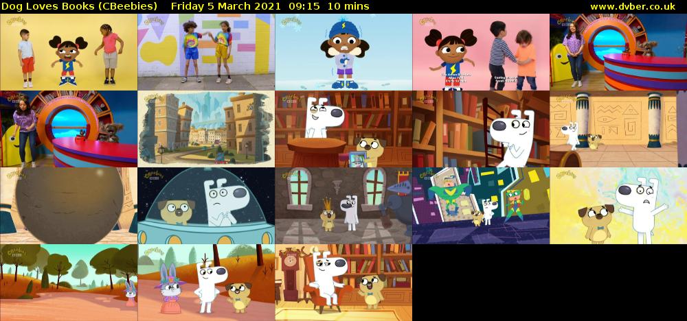 Dog Loves Books (CBeebies) Friday 5 March 2021 09:15 - 09:25