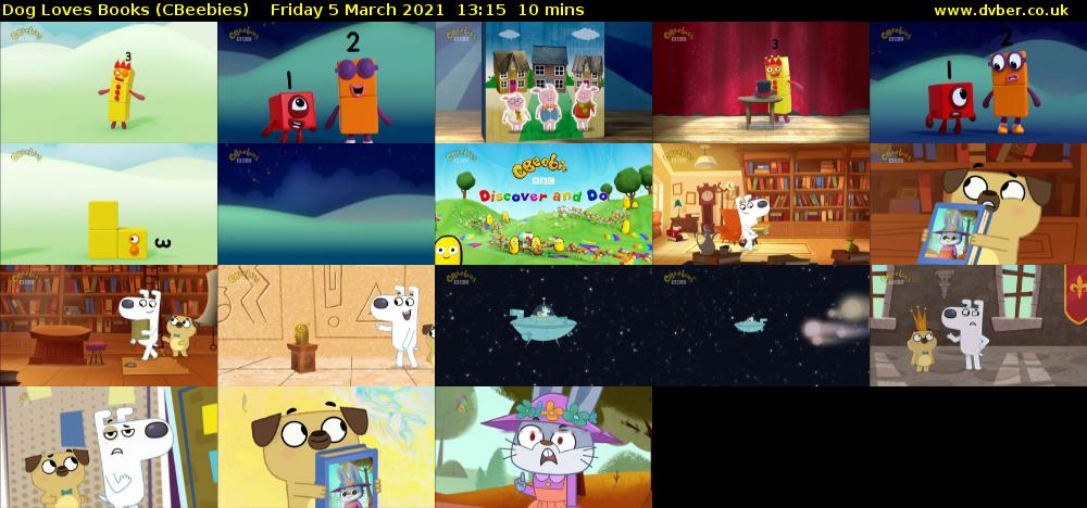 Dog Loves Books (CBeebies) Friday 5 March 2021 13:15 - 13:25