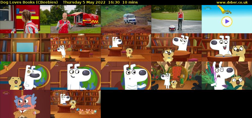 Dog Loves Books (CBeebies) Thursday 5 May 2022 16:30 - 16:40