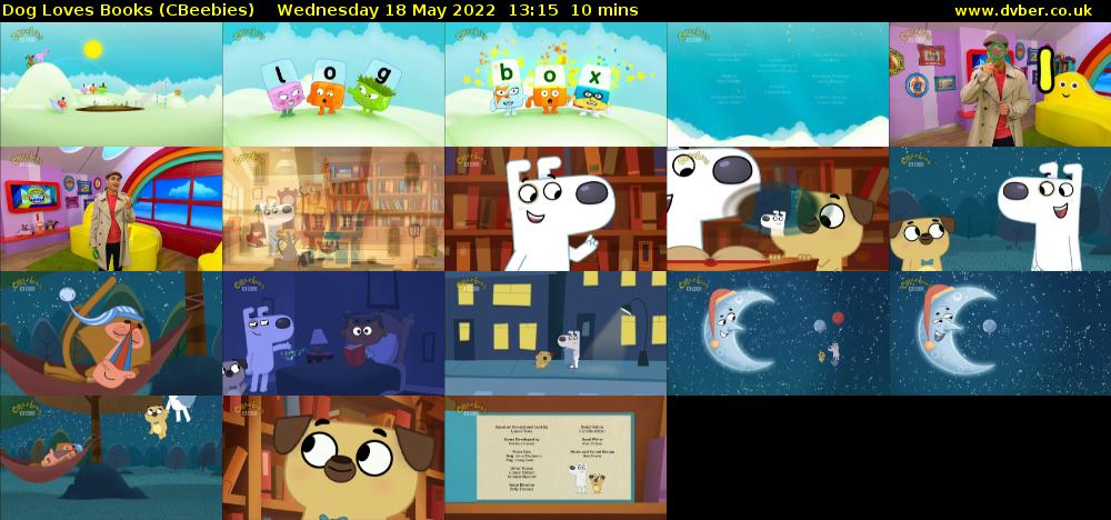 Dog Loves Books (CBeebies) Wednesday 18 May 2022 13:15 - 13:25