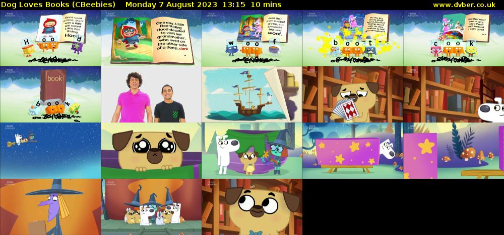 Dog Loves Books (CBeebies) Monday 7 August 2023 13:15 - 13:25