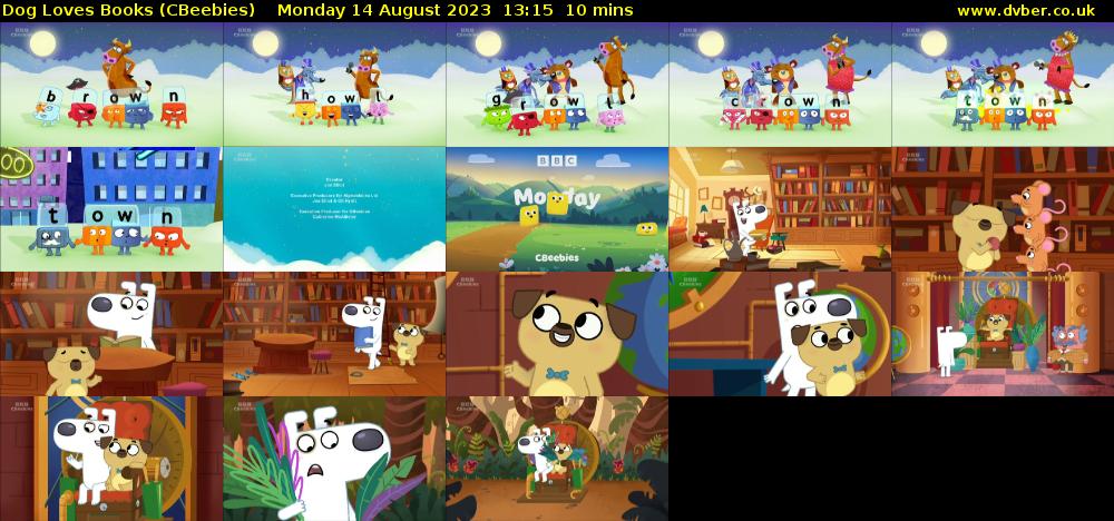 Dog Loves Books (CBeebies) Monday 14 August 2023 13:15 - 13:25