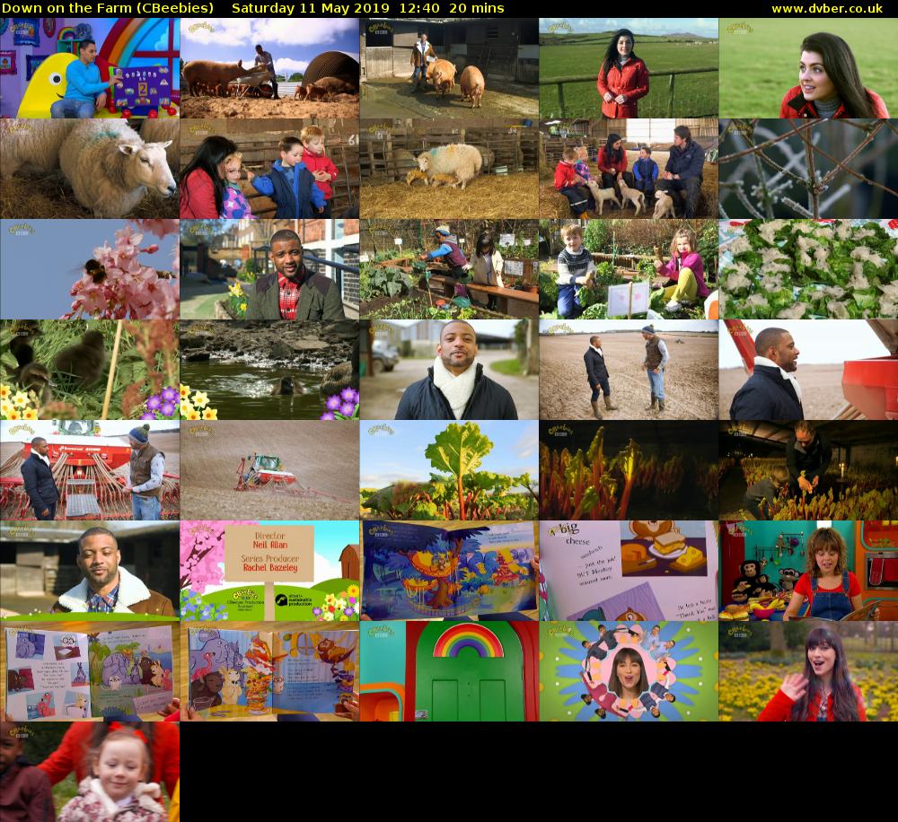 Down on the Farm (CBeebies) Saturday 11 May 2019 12:40 - 13:00