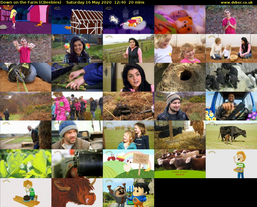 Down on the Farm (CBeebies) Saturday 16 May 2020 12:40 - 13:00