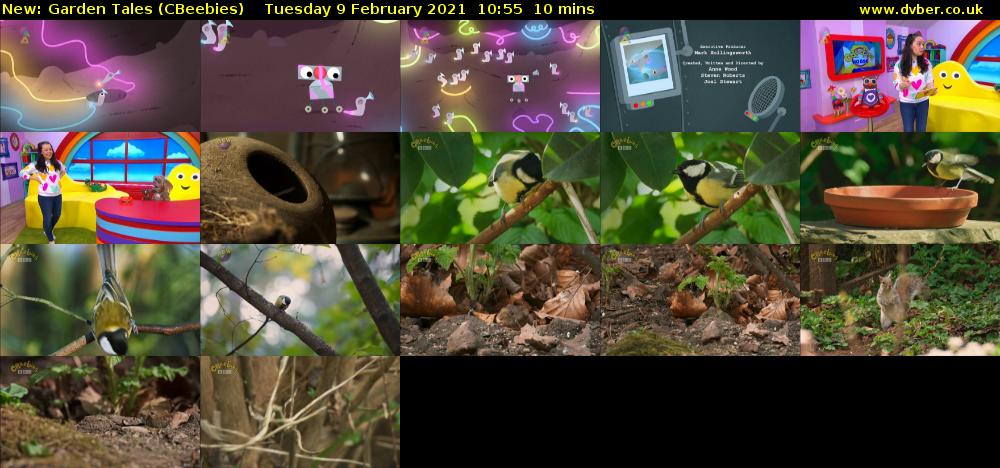 Garden Tales (CBeebies) Tuesday 9 February 2021 10:55 - 11:05