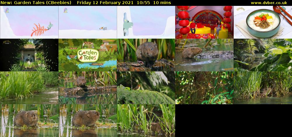 Garden Tales (CBeebies) Friday 12 February 2021 10:55 - 11:05