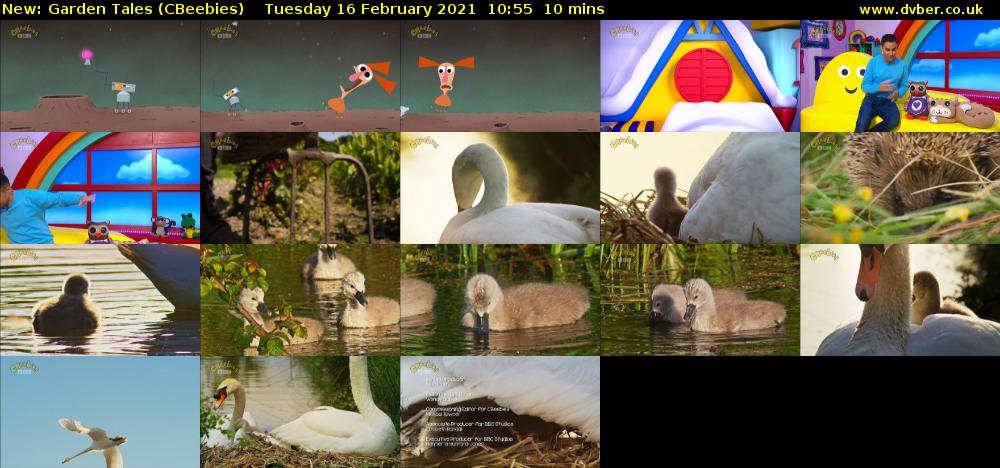 Garden Tales (CBeebies) Tuesday 16 February 2021 10:55 - 11:05