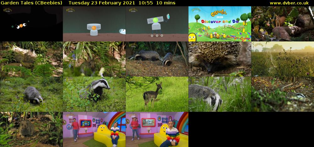 Garden Tales (CBeebies) Tuesday 23 February 2021 10:55 - 11:05