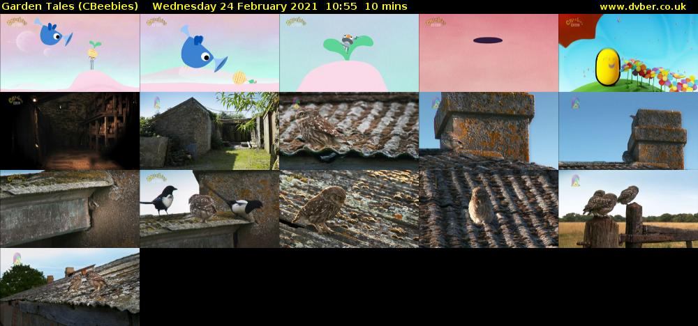 Garden Tales (CBeebies) Wednesday 24 February 2021 10:55 - 11:05