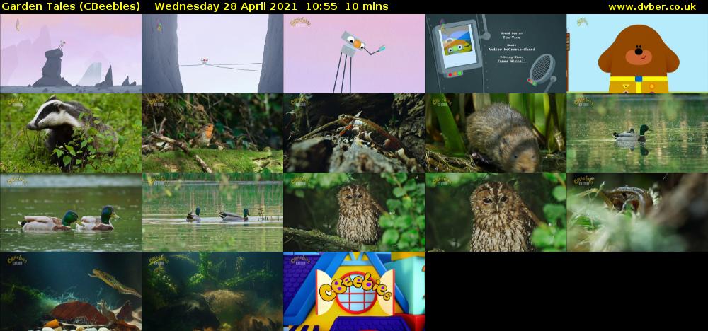Garden Tales (CBeebies) Wednesday 28 April 2021 10:55 - 11:05