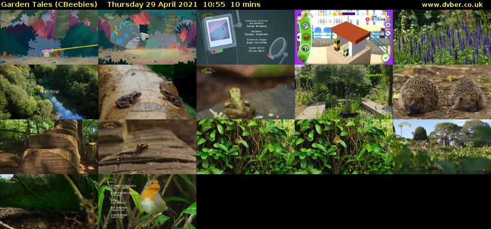 Garden Tales (CBeebies) Thursday 29 April 2021 10:55 - 11:05