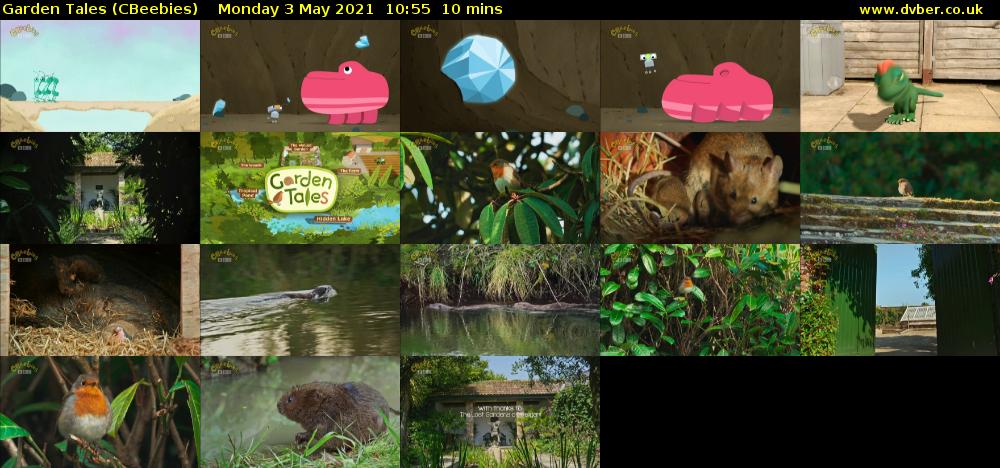 Garden Tales (CBeebies) Monday 3 May 2021 10:55 - 11:05