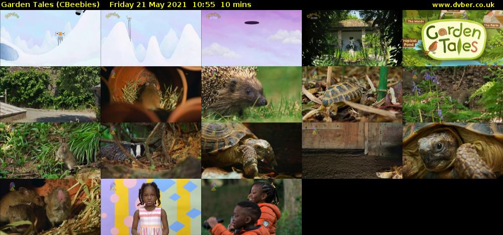 Garden Tales (CBeebies) Friday 21 May 2021 10:55 - 11:05