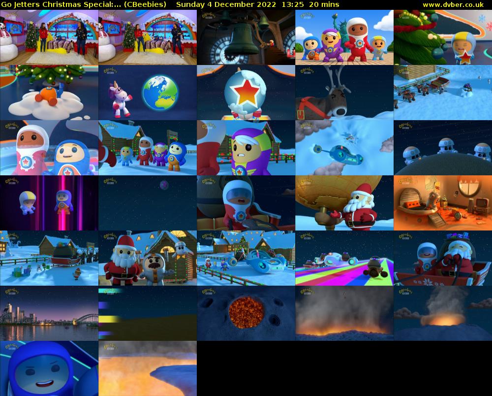 Go Jetters Christmas Special:... (CBeebies) Sunday 4 December 2022 13:25 - 13:45