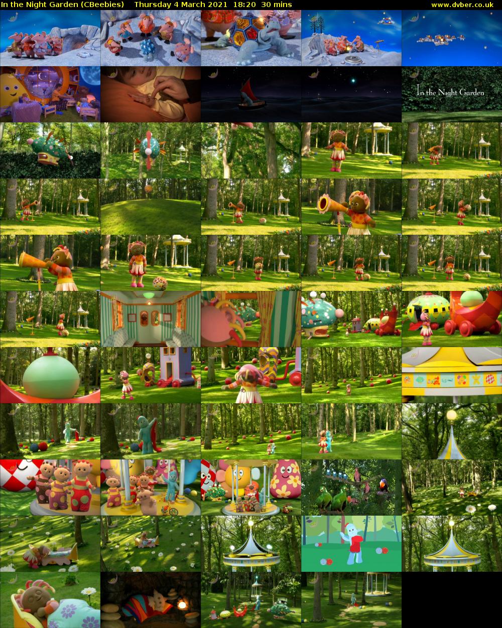 In the Night Garden (CBeebies) Thursday 4 March 2021 18:20 - 18:50
