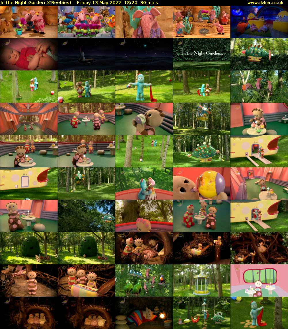 In the Night Garden (CBeebies) Friday 13 May 2022 18:20 - 18:50