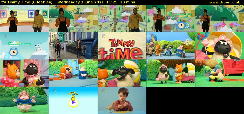 It's Timmy Time (CBeebies) Wednesday 2 June 2021 11:25 - 11:35