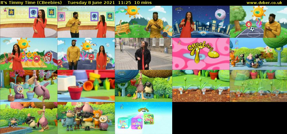 It's Timmy Time (CBeebies) Tuesday 8 June 2021 11:25 - 11:35