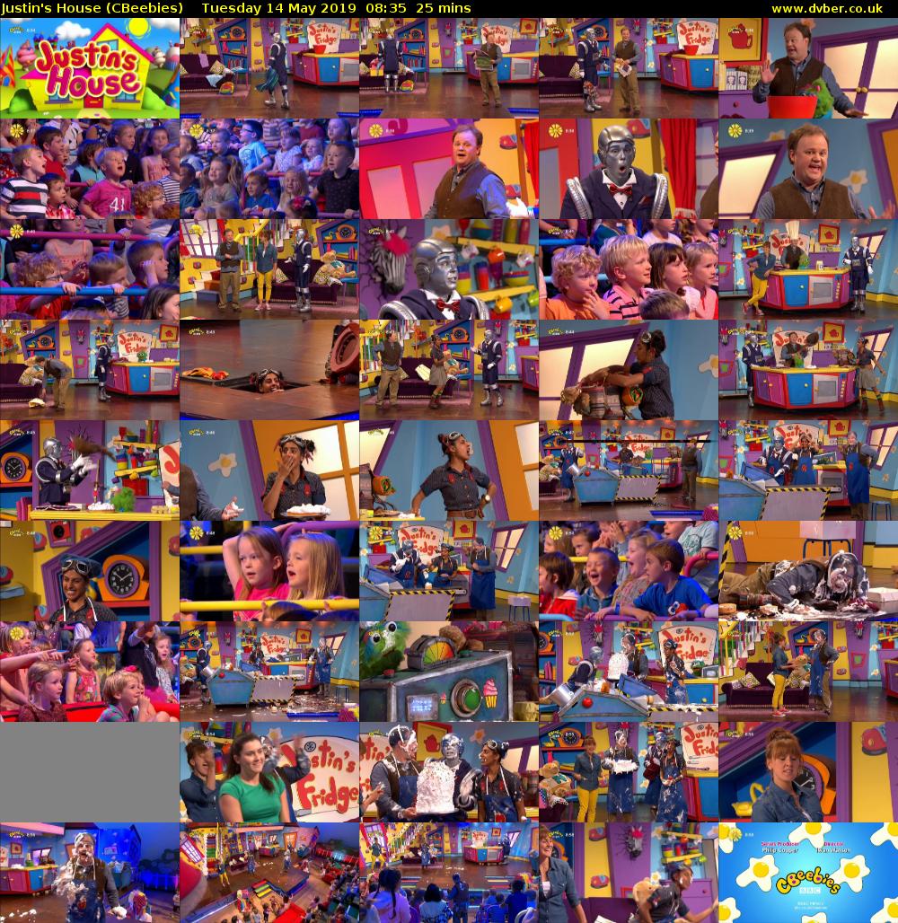Justin's House (CBeebies) Tuesday 14 May 2019 08:35 - 09:00