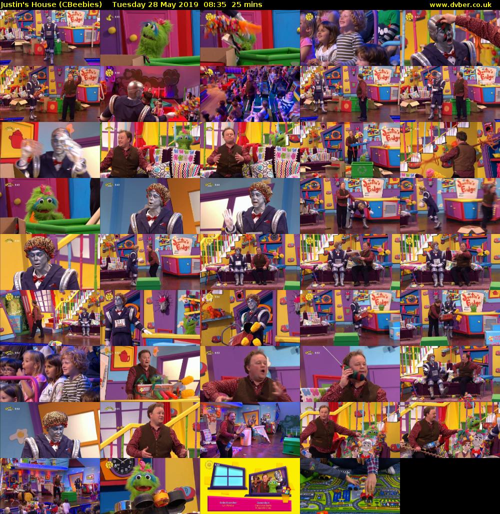 Justin's House (CBeebies) Tuesday 28 May 2019 08:35 - 09:00