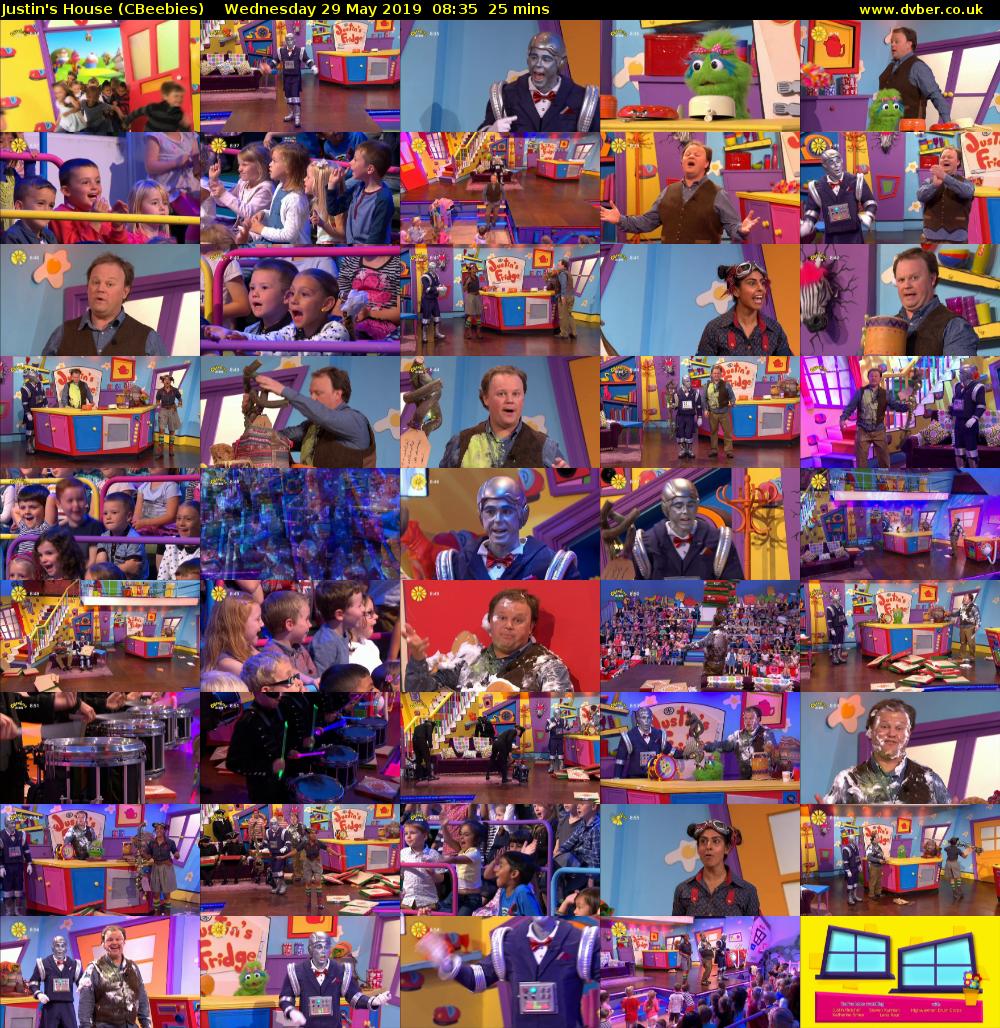 Justin's House (CBeebies) Wednesday 29 May 2019 08:35 - 09:00