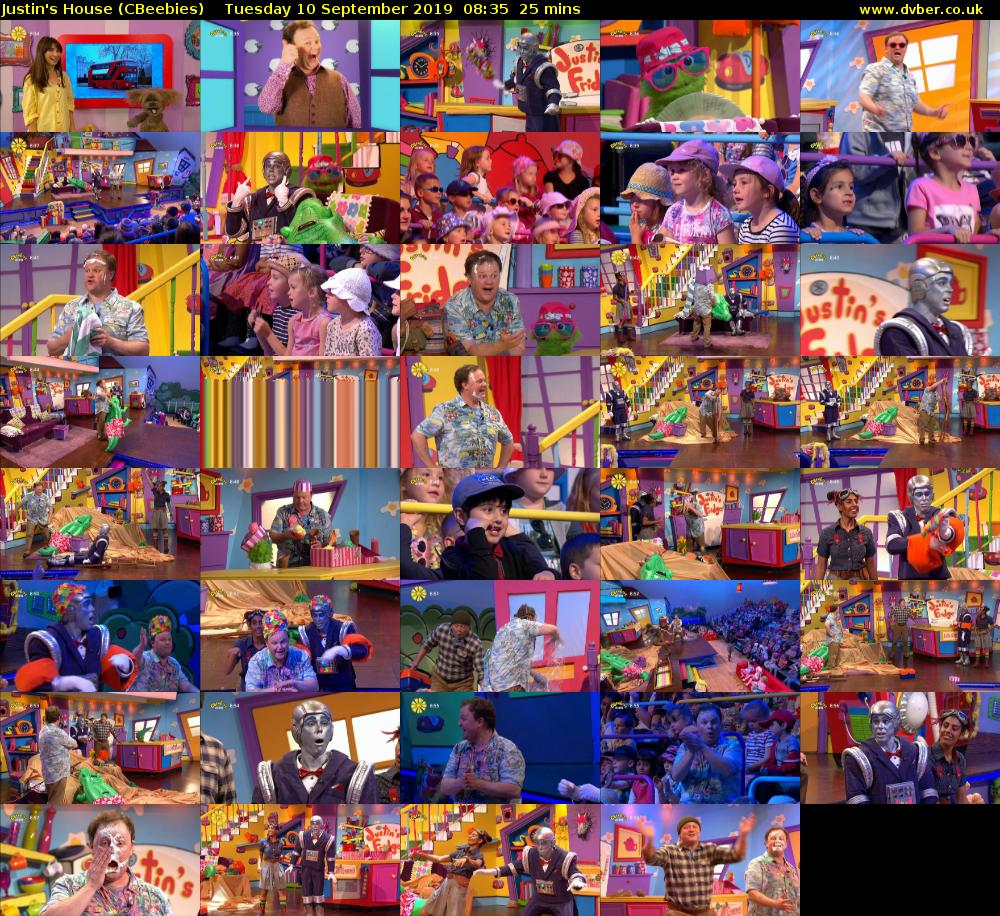 Justin's House (CBeebies) Tuesday 10 September 2019 08:35 - 09:00