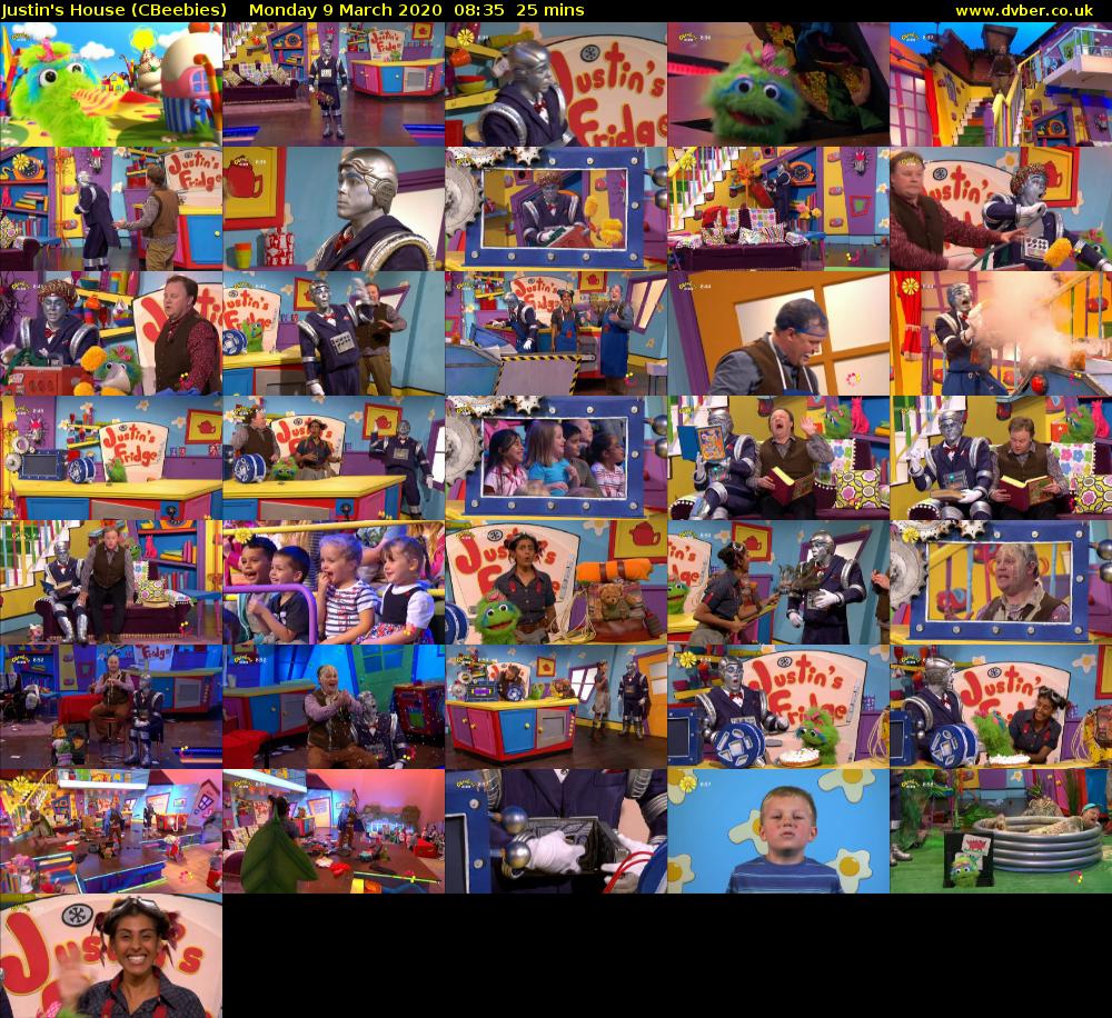 Justin's House (CBeebies) Monday 9 March 2020 08:35 - 09:00