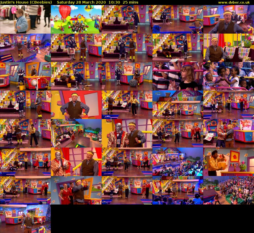 Justin's House (CBeebies) Saturday 28 March 2020 10:30 - 10:55